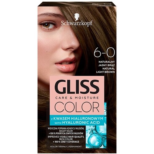 Gliss Care & Moisture farba za kosu 6.0 light brown Cene