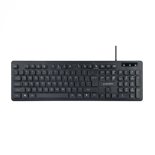  GEMBIRD, KB-UML-02 Rainbow backlight multimedia keyboard, USB, USA layout Cijene