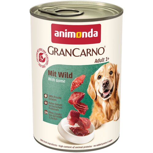 Animonda GranCarno Original Adult 6 x 400 g - Divljač Slike