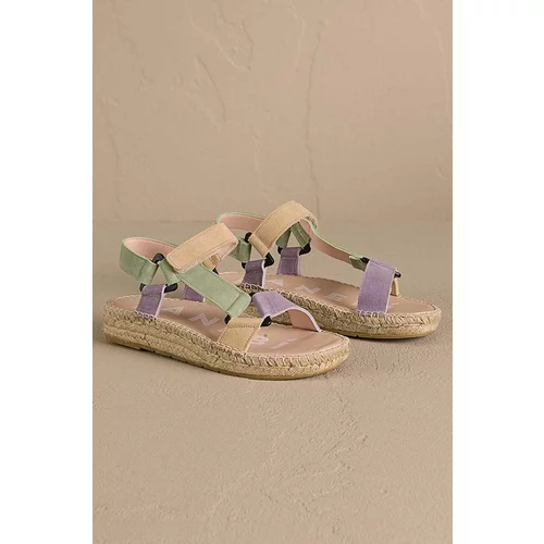 Manebi Sandale od brušene kože Venice Hiking Sandals za žene, s platformom, R 7.2 JH
