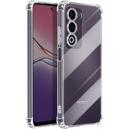 Oem Mayaxess, Ovitek za Oppo A5 iz silikona z ojačanimi vogali, odporen na udarce, Prozorno, (5000208810) Cene