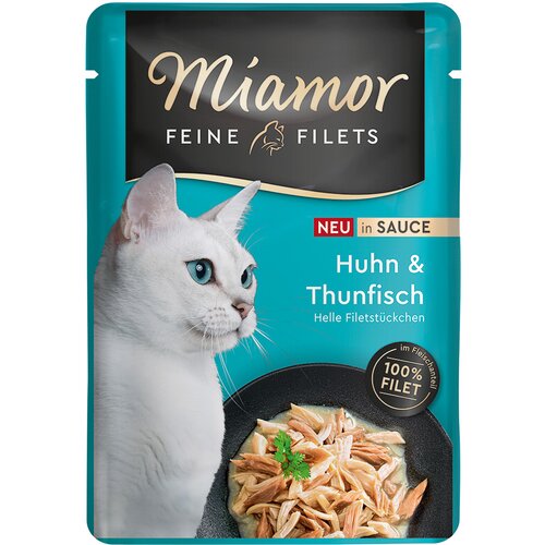  Varčno pakiranje Miamor fini fileji v omaki 24 x 100 g - pi&scaron;čanec in tuna Cijene