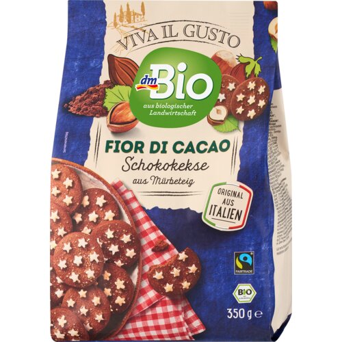 dmBio VIVA IL GUSTO FIOR DI CACAO keks sa kakaom i lešnik pastom 350 g Cene
