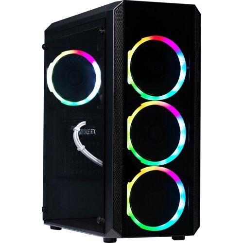 GREED MK2 Pro - Gaming PC / računalnik - AMD Ryzen 7 5700X + Nvidia Geforce RTX 4070 12 GB - 4,6 GHZ - 32 GB DDR4 - 1TB SSD - 4K - WLAN - Win11 Pro, (21884958) Cene
