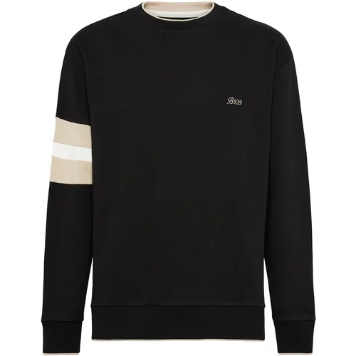 Boggi Milano Sweater majica 'B939' bež / crna / bijela