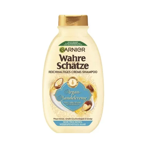 Garnier Ultimate Blends hranilni kremni šampon argan mandljeva krema - 300 ml