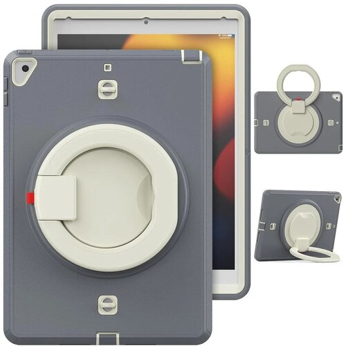 JTech Ohi&scaron;je za iPad Air3/Pro 10,5" Armoured z vrtljivim stojalom Grey, (22025333) Cene