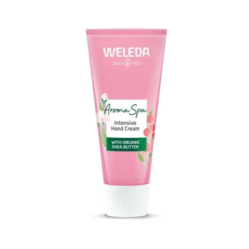 Weleda Aroma Spa Pink Pepper + Rock Rose Intensive Hand Cream krema za roke 50 ml za ženske