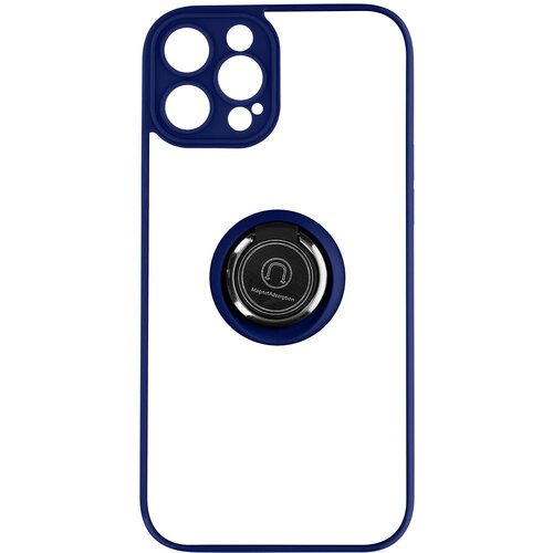 AVIZAR Ovitek za iPhone 14 Pro Max z držalom za prstan, hrbtna stran z zašcitnim prstnim odtisom, združljiv z magnetnim stojalom - modra, (20717126) Cene