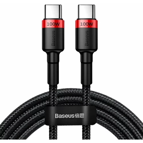Baseus Cafule PD2.0 100W bliskavica za polnjenje USB za kabel Type-C (20V 5A) 2m rdeča+črna, (20636239)