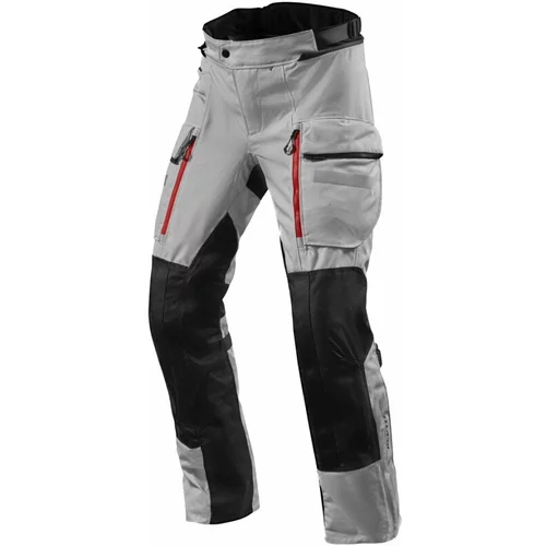 Rev'it! Sand 4 H2O Silver/Black XL Longer Tekstilne hlače