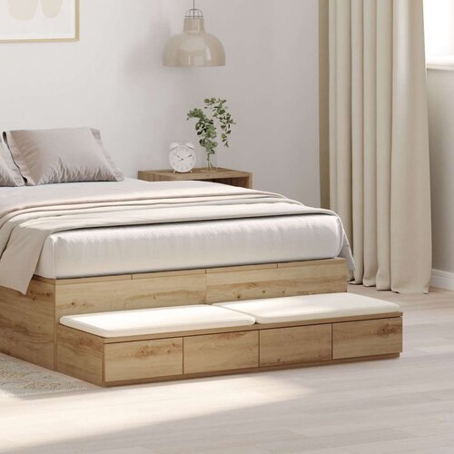  Ladice za krevete Artisan Oak 120x36 5x16 5 cm Konstruirano drvo Slike