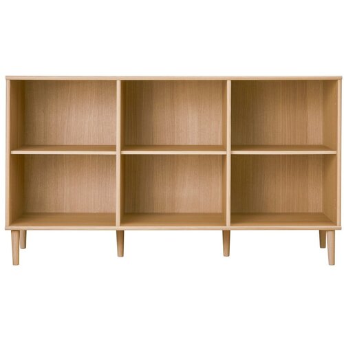 Hammel Furniture Regal v hrastovem dekorju v naravni barvi 133x75 cm Mistral &amp;ndash; Slike