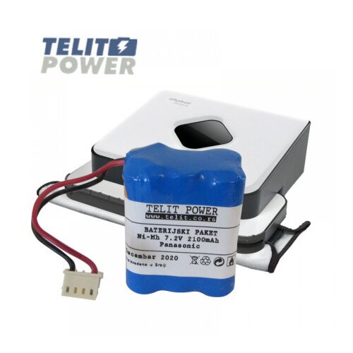  TelitPower baterija NIMH 7.2V 2100mAh Panasonic za iRobot Braava 320 / 321 modele brisača podova ( P-1721 ) Cene