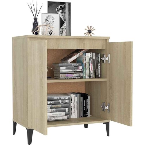  Komoda boja hrasta sonome 60 x 35 x 70 cm od konstruiranog drva Smeđa Slike