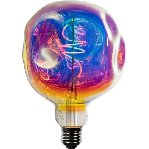 LUEDD E27 zatemnitvena LED žarnica s spiralno nitko G125 mavrica 4W 200 lm 1800K Cene