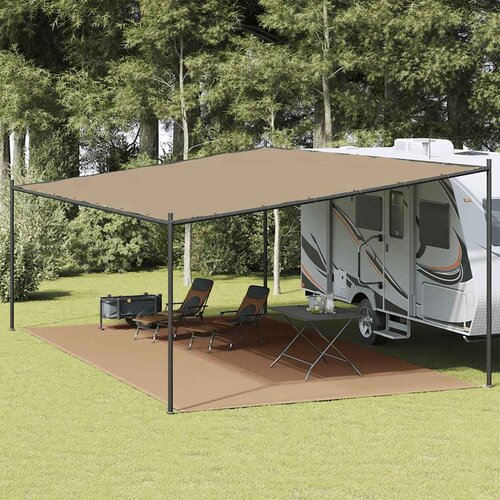  Tepih za šator smeđesivi 400 x 800 cm HDPE Cene