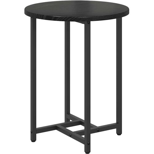  Set pomoćnih stolića 2 pcs Crni hrast Slike