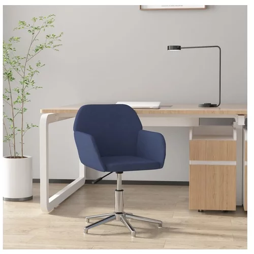  Vrtljiv pisarniški stol modro blago
