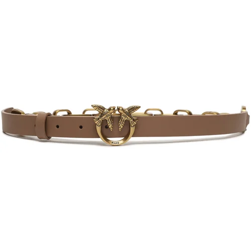 Pinko Ženski pas Love Day Macro Chain H2 Belt AI 23-24 PLT01 100139 A0F1 Beige D01Q