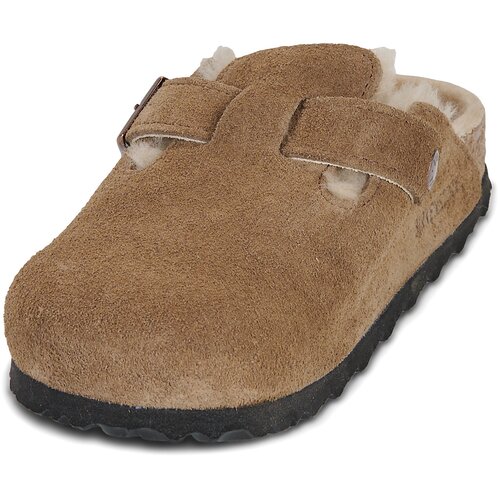 Birkenstock Cokli Boston Shearling Kostanjeva Slike
