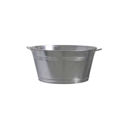 Siena Garden 543530 Cink kadica, srebro, čelični lim &amp;Oslash;51x25 cm, pocinčano 1 kom. Slike