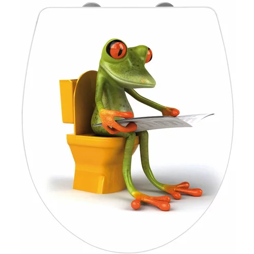 Wenko wc sjedalo s lakim zatvaranjem wenkoo frog news, 45 x 38,8 cm