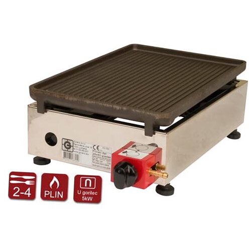 Olimp Sport Roštilj na plin Mini 26 gusana rebrasta ploča Cene