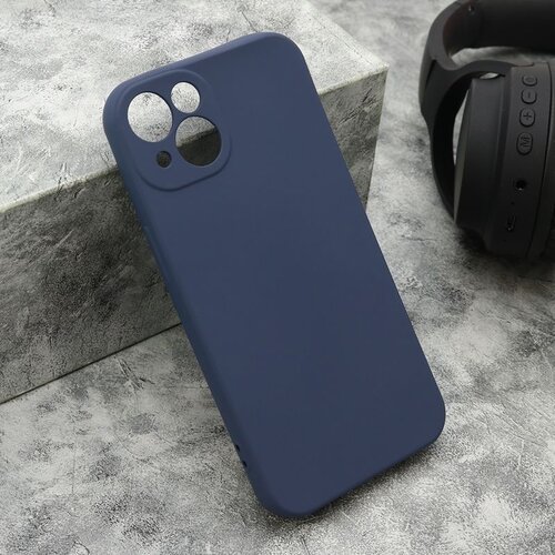 Maska VELVET TOUCH za iPhone 13/ tamno plava Slike