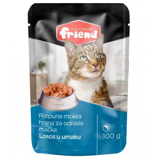 Friend Hrana za mačke sa lososom u umaku 100g 102744 Cijene