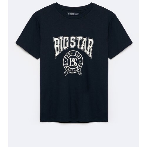 Big Star Man's T-shirt 152380 Navy Blue 403 Slike