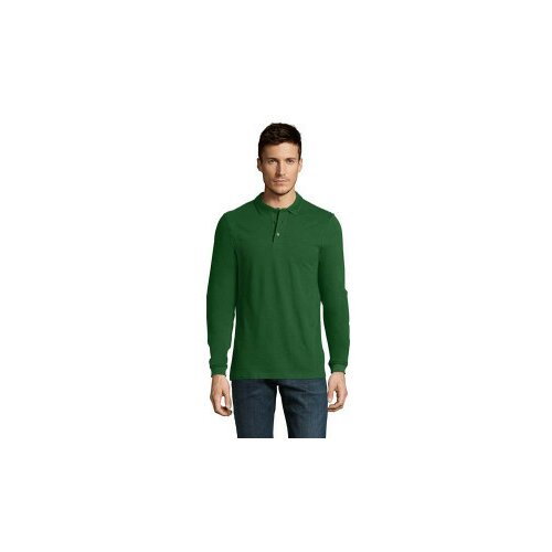 SOL'S Winter II muška polo majica sa dugim rukavima Tamno zelena XL ( 311.353.45.XL ) Slike