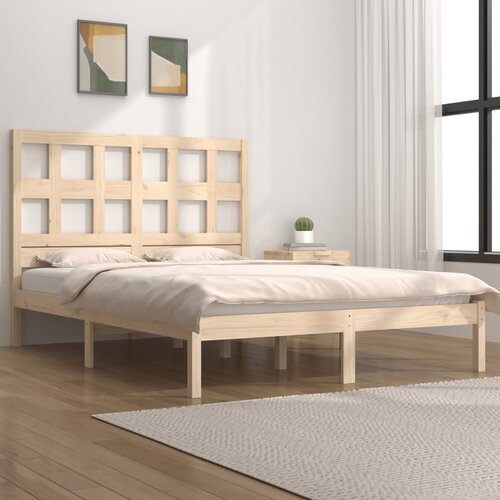 Furnova Posteljni okvir brez vzmetnice 120x190 cm trdna borovina, (21942624) Slike
