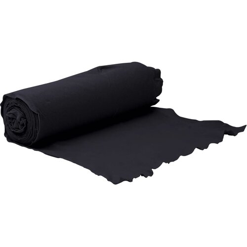 VidaXL Geotekstilna opna crna 1 x 10 m od poliesterskih vlakana Slike