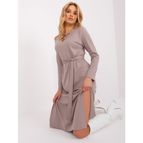 LAKERTA Dress-LK-SK-509455.96-dark beige Cene