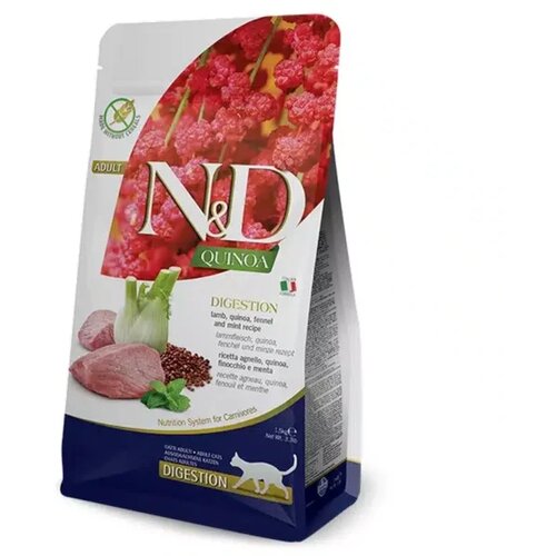 N&d quinoa cat digestion lamb & fennel 5 kg Cene