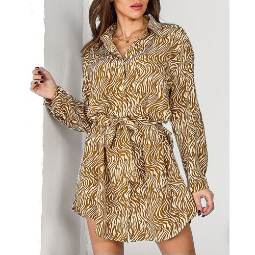 Resti women's mini dress in a'la zebra pattern Cijene