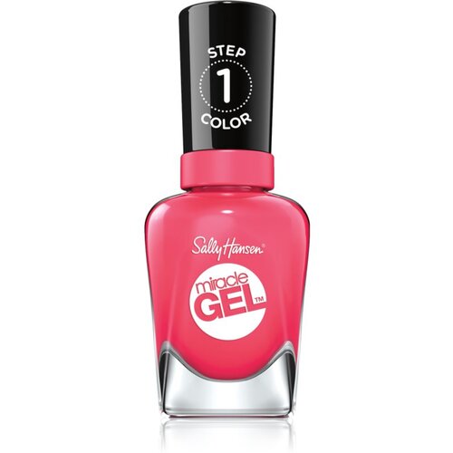 Sally Hansen Miracle Gel&amp;trade; gel lak za nohte brez uporabe UV/LED lučke odtenek 339 Electric Pop 14,7 ml Slike