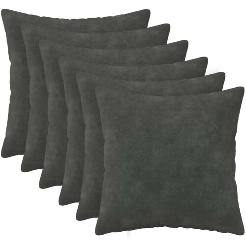  Jastuk s jastukom HEERLEN 6 kom. Antracit Mikrofibra Flis - Antracit 35 x 35 cm 6 Cijene
