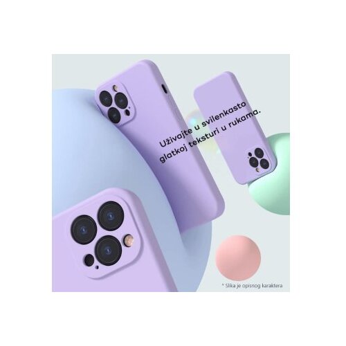 Teracell maska soft velvet za xiaomi redmi note 13 pro 4G (eu) ljubičasta Slike