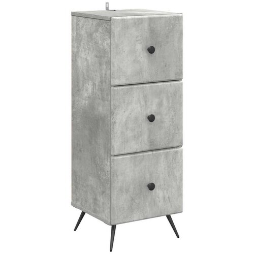  Ormar s ladicama Betonska siva 33 x 34 5 x 90 cm Cene