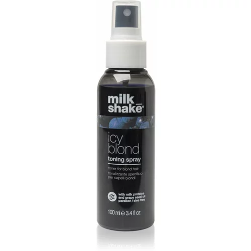 Milk Shake Icy Blond Toning Spray pršilo za nevtralizacijo rumenih odtenkov 100 ml