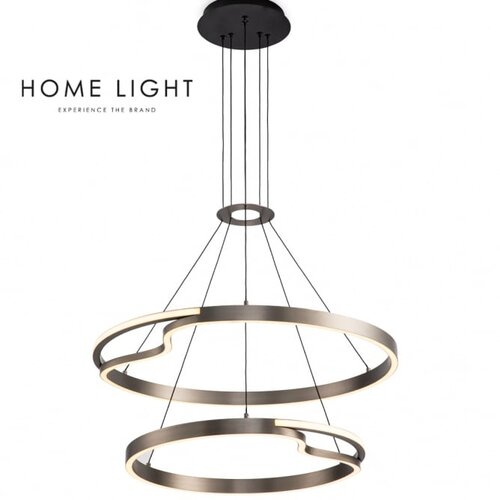 HOME LIGHT Luna 236 visilica 61W 3000K siva Slike