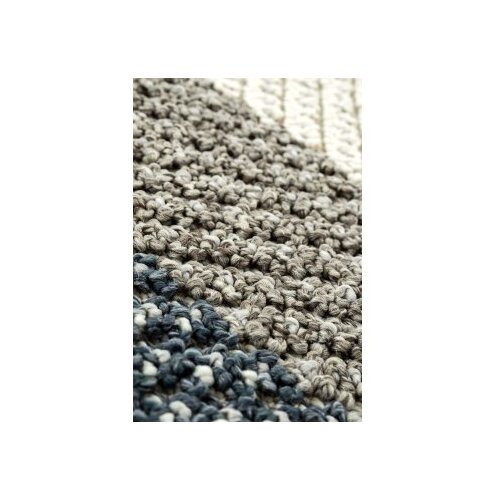 Conceptum Hypnose Tepih Bukle 1403, O200 cm, Teget-sivi Slike