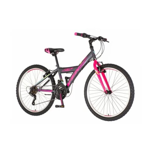 Venssini bicikl parma 24&amp;quot; crno roze Slike