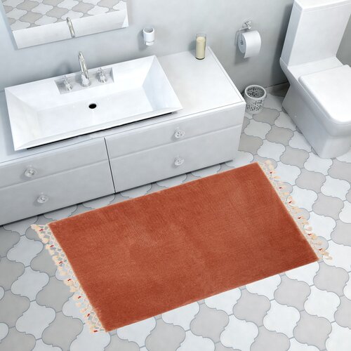 Hanah home prostirka za kupatilo 100x120cm Braon Cene