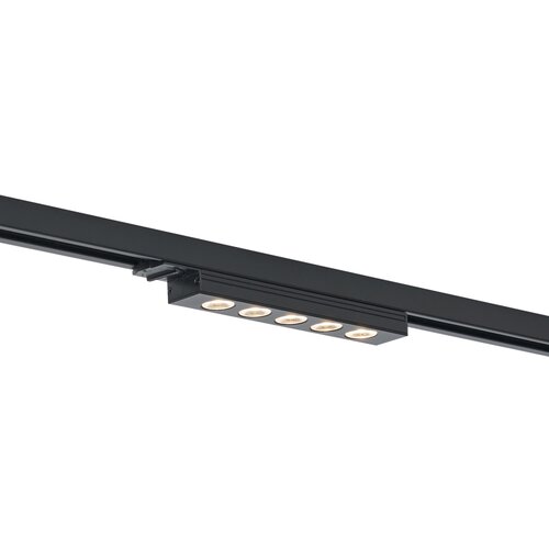 QAZQA Modern Black Ceiling Lamp for 1-Phase Track System 5W 370 lm 3000K - Iconic Tsiri Slike