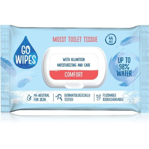 GOWipes Comfort vlažilni toaletni papir za občutljivo kožo 44 kos Cene