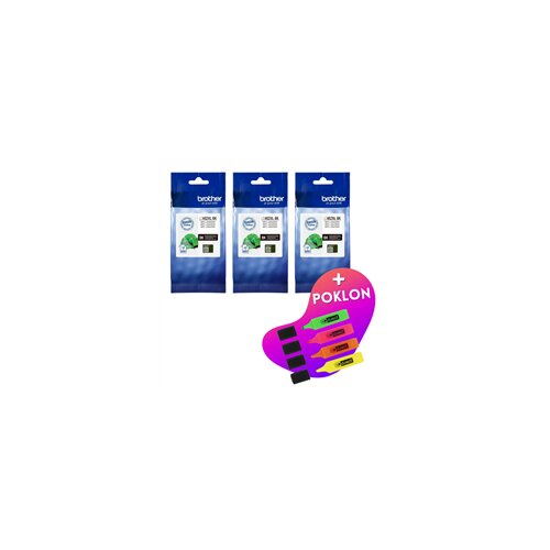 Brother Komplet tinta LC462XLBK (crna), original, 3 komada + GRATIS POKLON Cijene