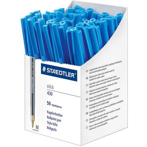 Olovka kemijska stick 430 m staedtler 430m-3cp5 plava-komad Cene